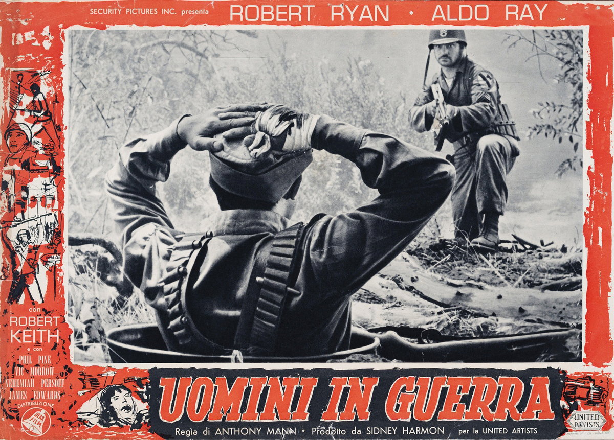 Lobby Card 2 for the film Men in War (1957)