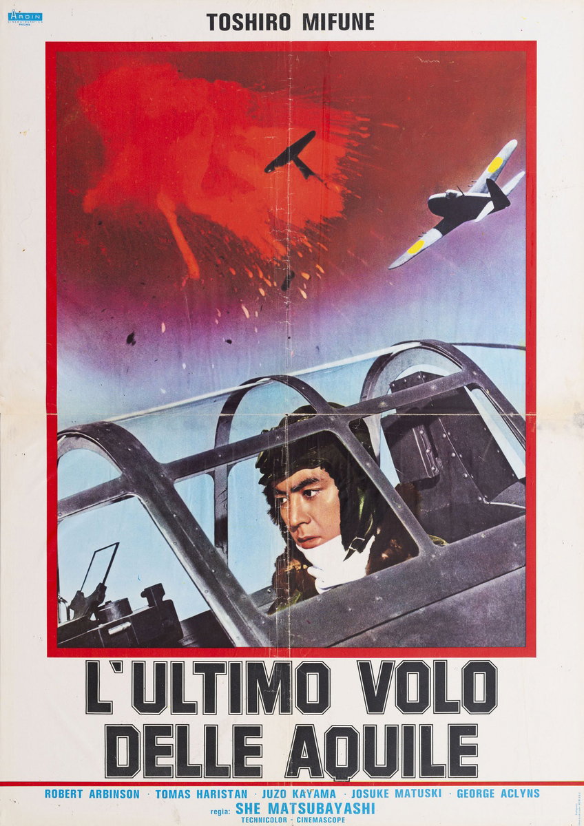 Manifesto 3 per il film L'ultimo volo delle aquile (1963)