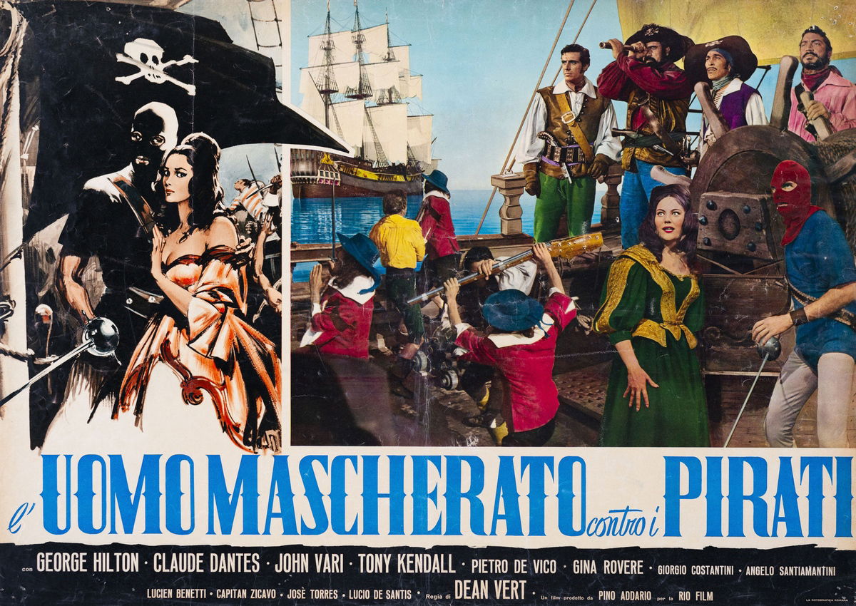 L'uomo mascherato contro i pirati - Fotobusta 1