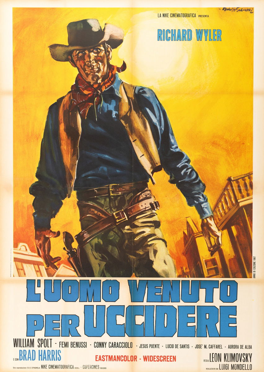 Un uomo venuto per uccidere - Manifesto 1