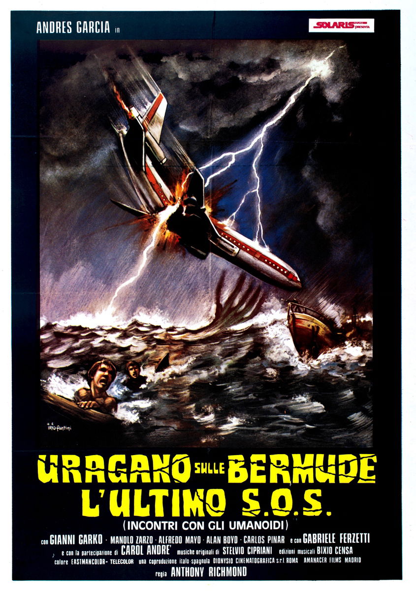 Incontro con gli umanoidi (L'ultimo s.o.s.) (Uragano sulle Bermude) - Manifesto 1