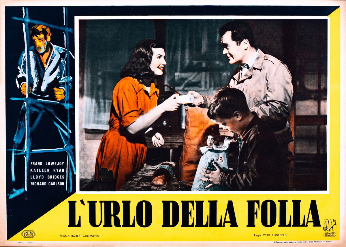 L'urlo della folla - Fotobusta 1