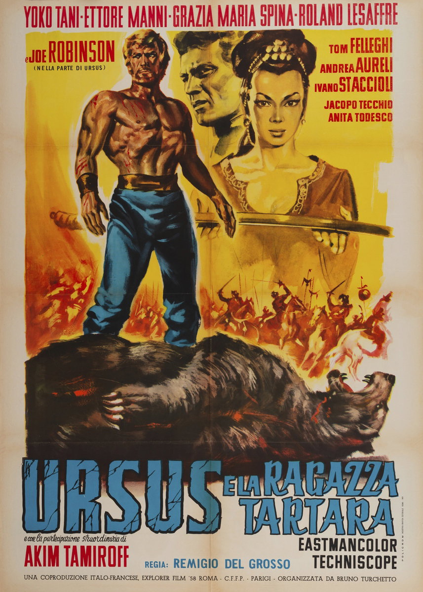 Manifesto 2 per il film Ursus e la ragazza tartara (1961)