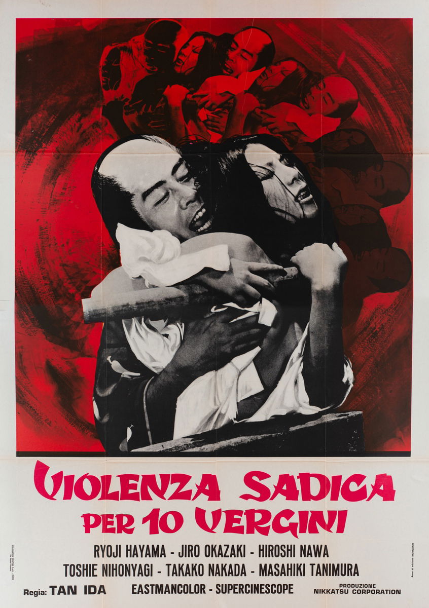 Violenza sadica per 10 vergini - Manifesto 1