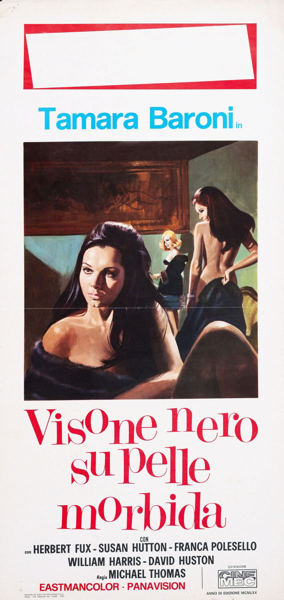 Schwarzer Nerz auf zarter Haut - Lobby Card 1