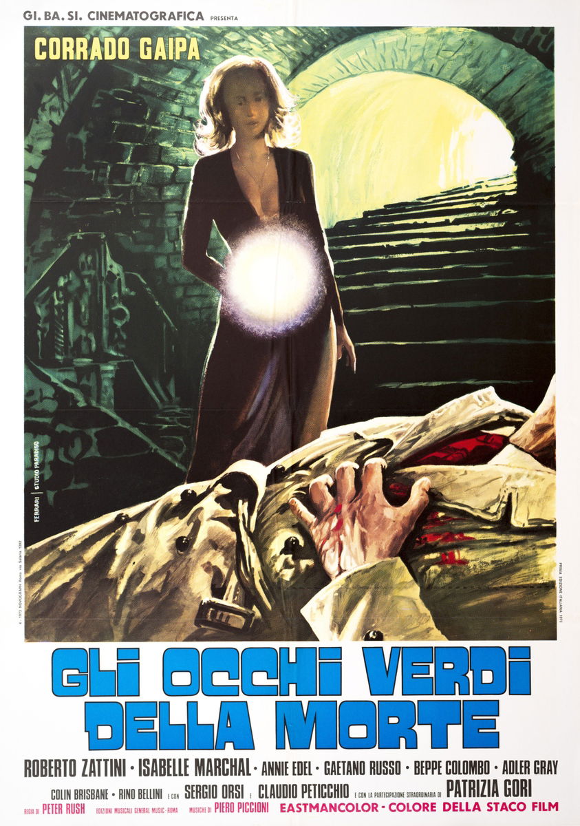 I vizi morbosi di una governante - Gli occhi verdi della morte - Manifesto 1