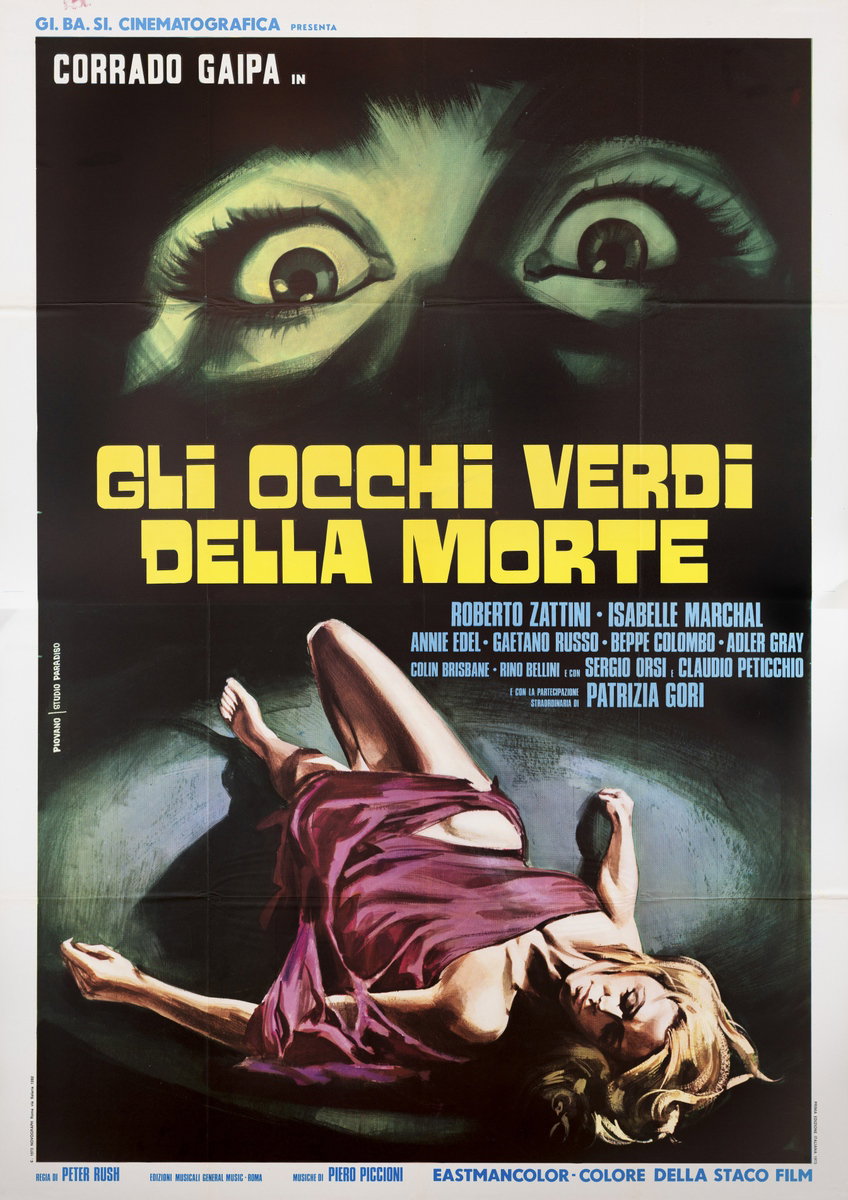 I vizi morbosi di una governante - Gli occhi verdi della morte - Manifesto 2