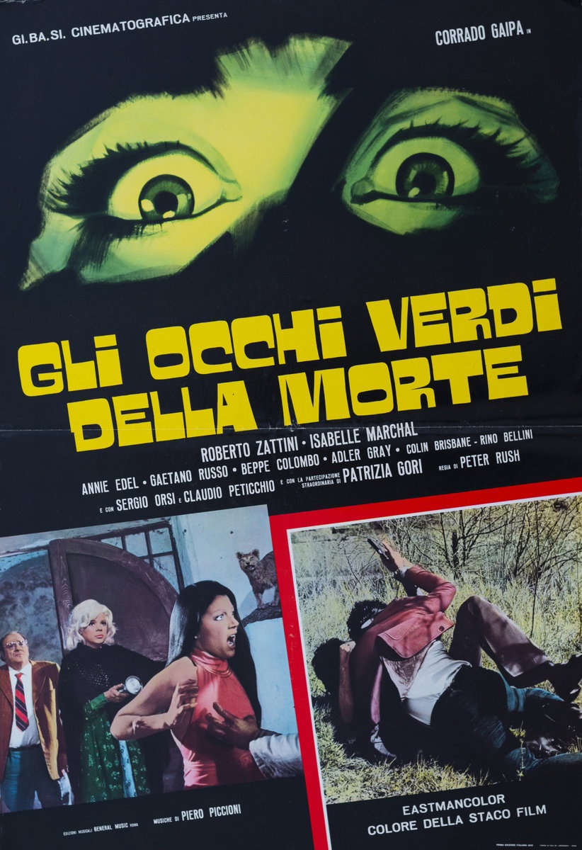 Poster 5 for the film I vizi morbosi di una governante - Gli occhi verdi della morte (1977)