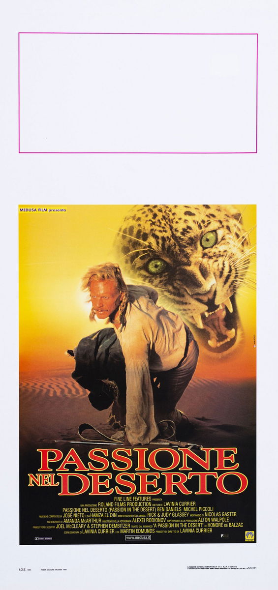 Passion in the Desert - Lobby Card 1