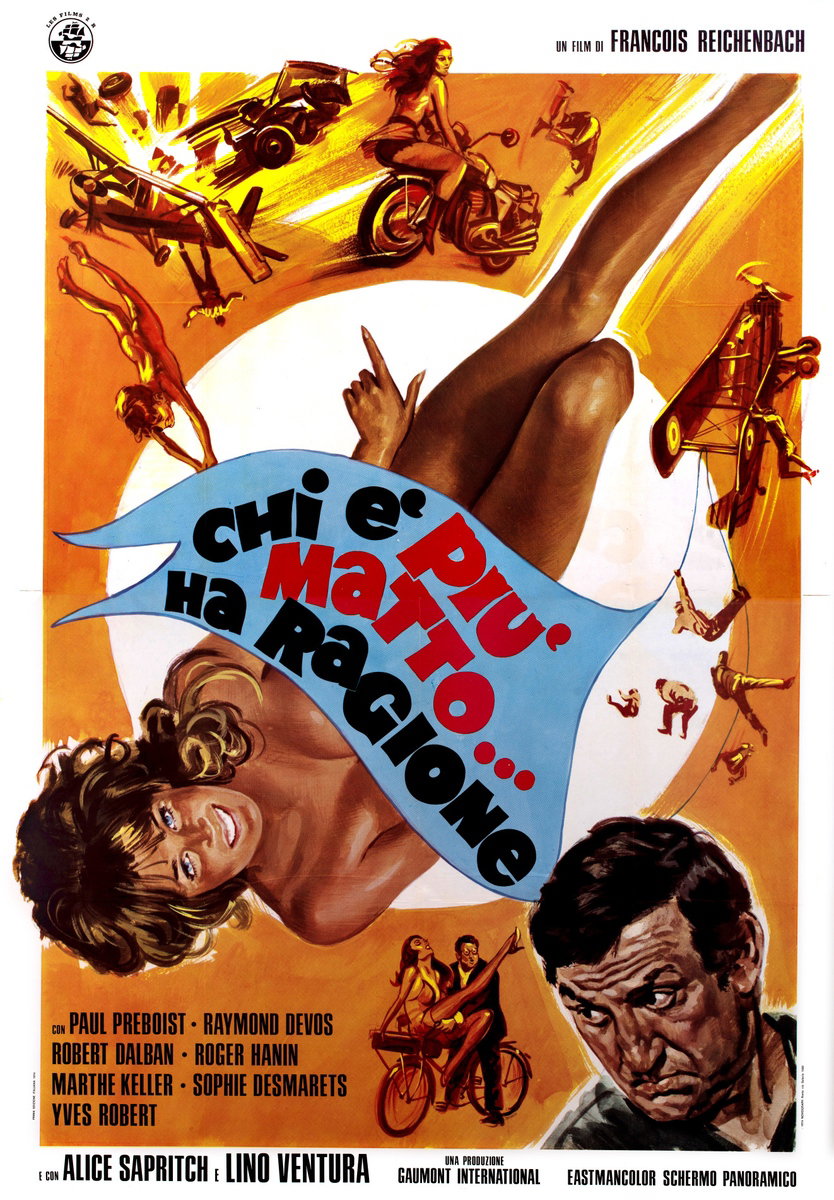 Manifesto 2 per il film Chi è più matto ha ragione (1973)