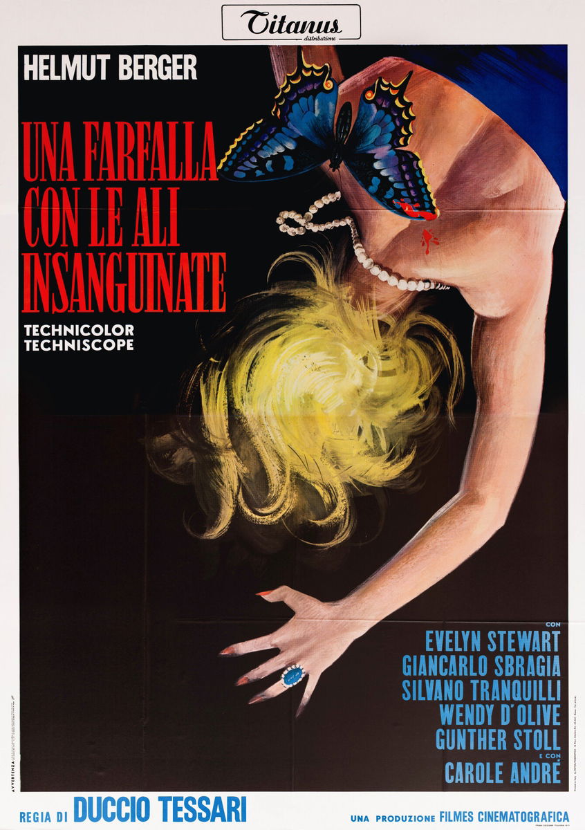 Una farfalla con le ali insanguinate - Manifesto 1