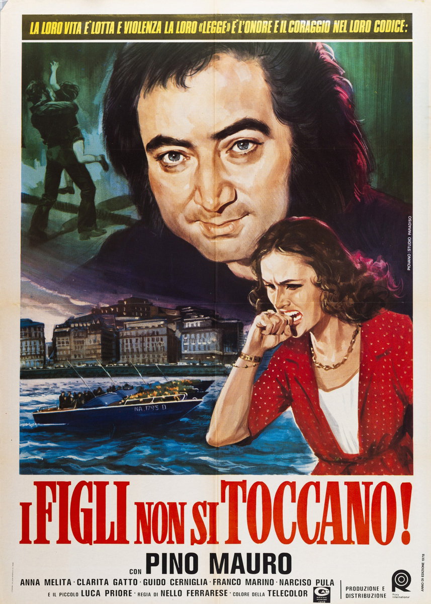 Manifesto 2 per il film I figli non si toccano! (1978), dipinto da Mario Piovano