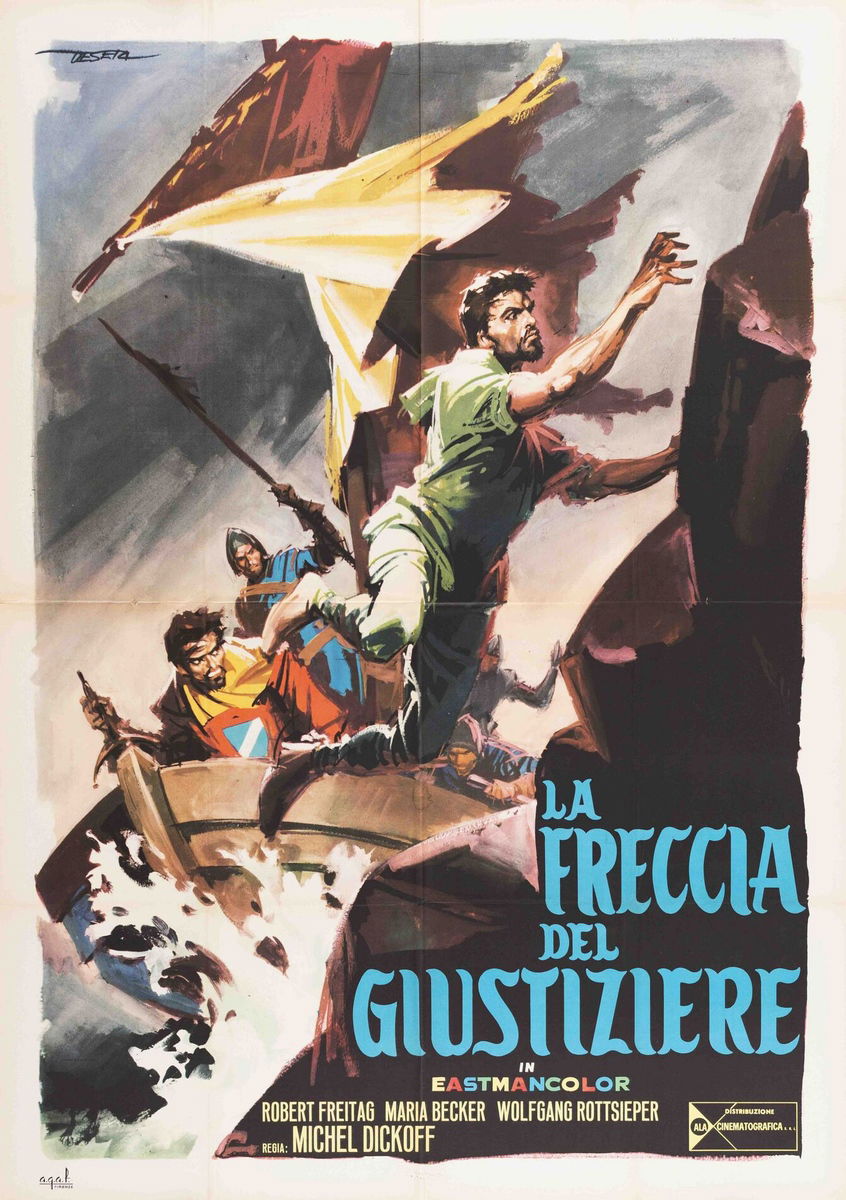 La freccia del giustiziere - Manifesto 1