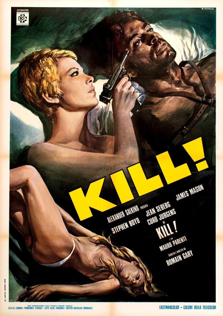 Poster 2 for the film Kill! (1971), painted by Renato Casaro (Renè)