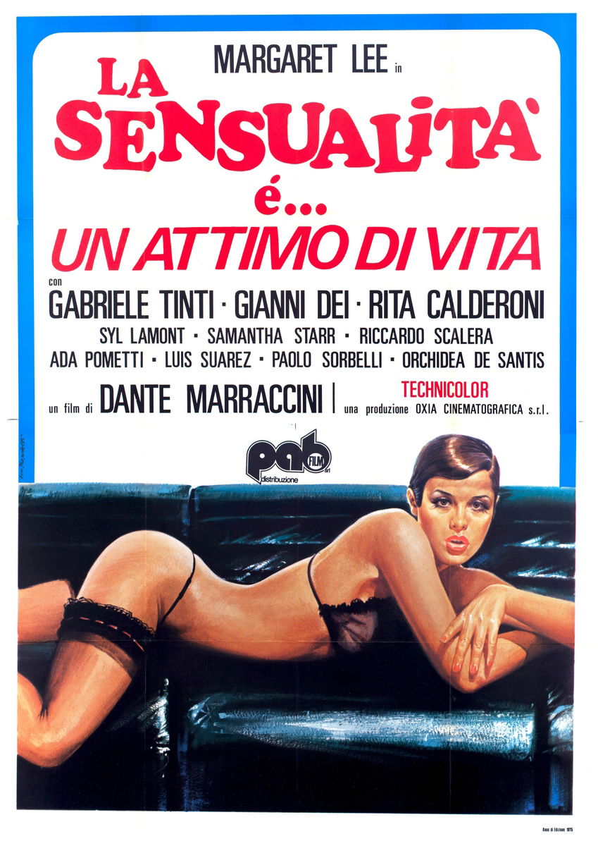 La sensualità è un attimo di vita - Manifesto 1