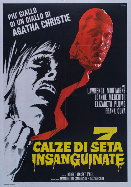 7 calze di seta insanguinate