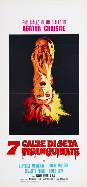 7 calze di seta insanguinate