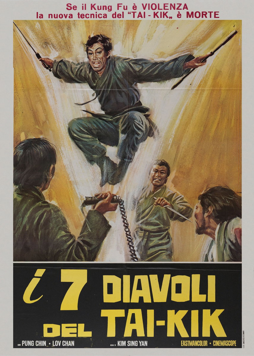 Poster 2 for the film I 7 diavoli del Tai-Kik (1973)