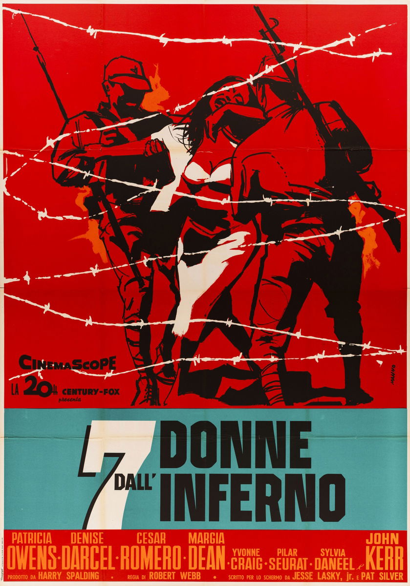 7 donne dall'inferno - Manifesto 1