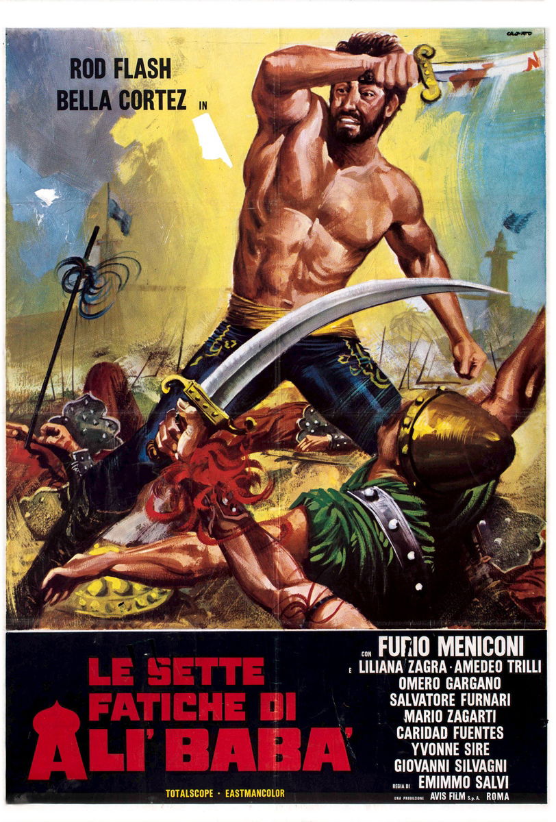 Le 7 fatiche di Alì Babà - Manifesto 1