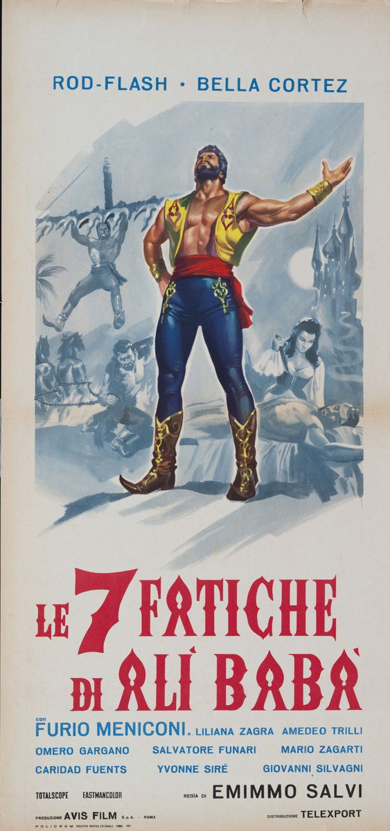 The Seven Tasks of Ali Baba - Lobby Card 1