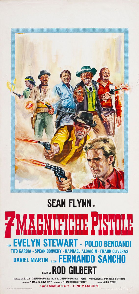 7 magnifiche pistole - Locandina 1