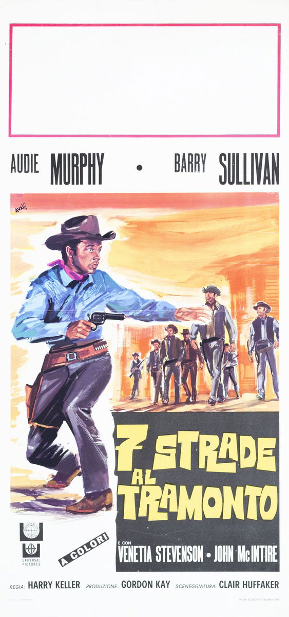 Seven Ways from Sundown - Lobby Card 1