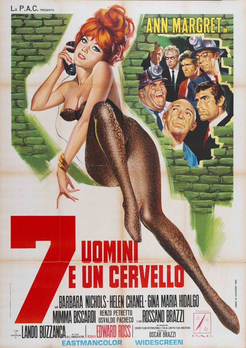 7 uomini e un cervello - Manifesto 3