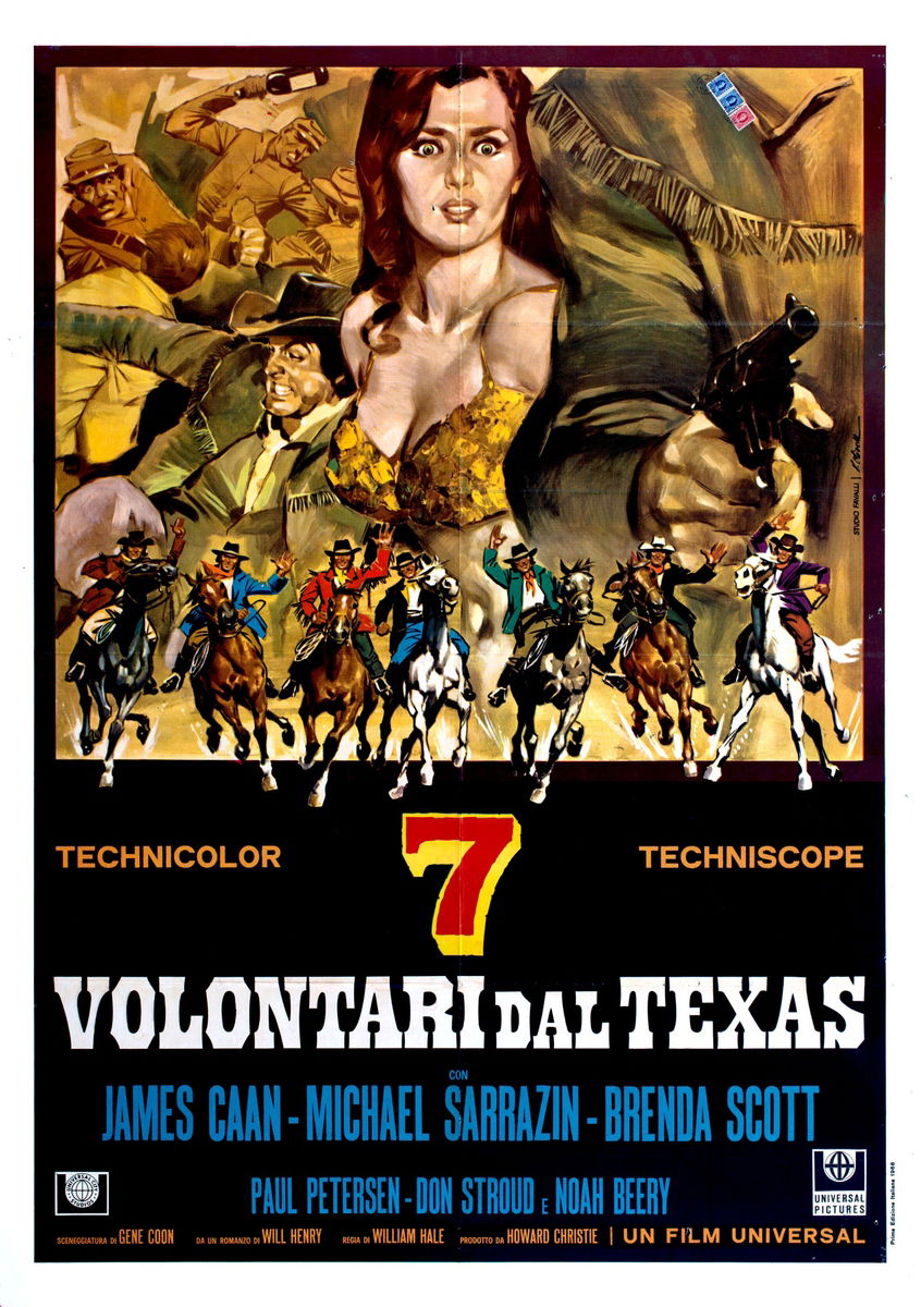 7 volontari dal Texas - Manifesto 1