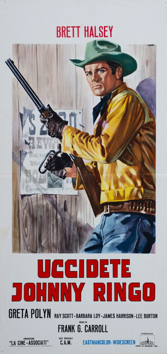 Uccidete Johnny Ringo - Lobby Card 1
