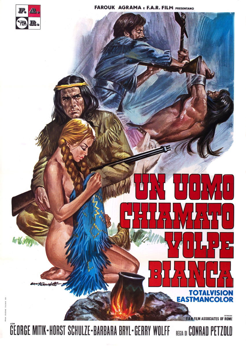 Un uomo chiamato volpe bianca - Manifesto 1