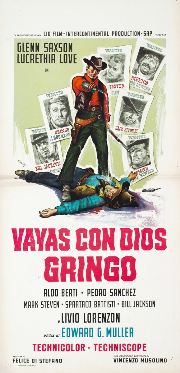 Vaya con dios gringo - Locandina 1