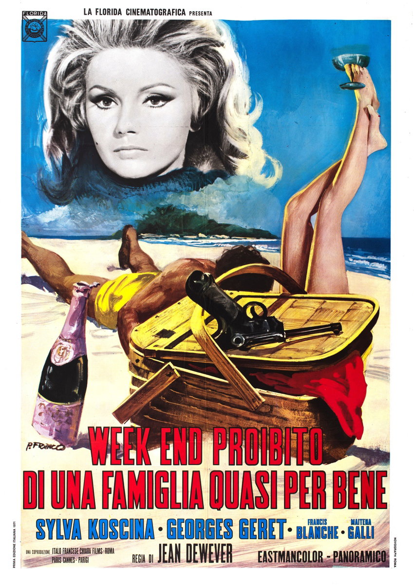 Manifesto 2 per il film Week end proibito di una famiglia quasi per bene (1971)