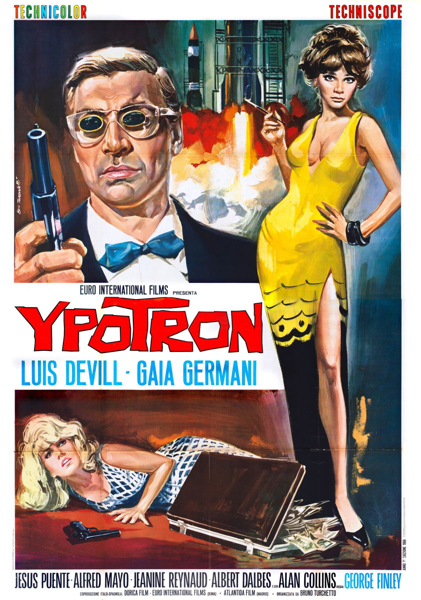 Agente Logan - missione Ypotron - Manifesto 1