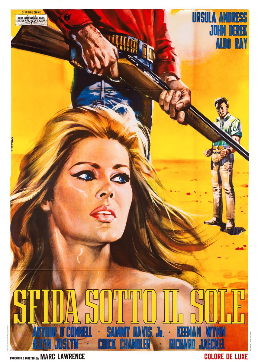 Poster 2 for the film Nightmare in the Sun (1965), painted by Renato Casaro (Renè)