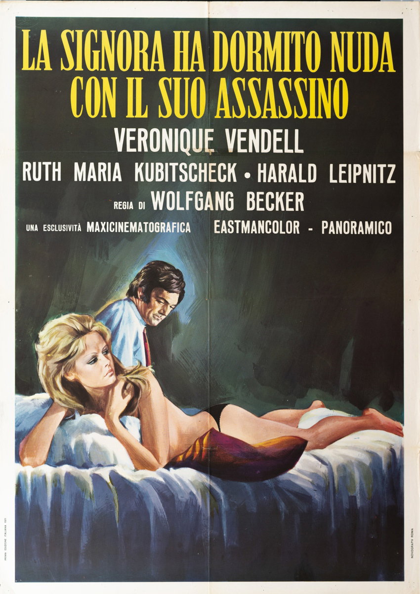 Manifesto 2 per il film La signora ha dormito nuda con il suo assassino (1970)