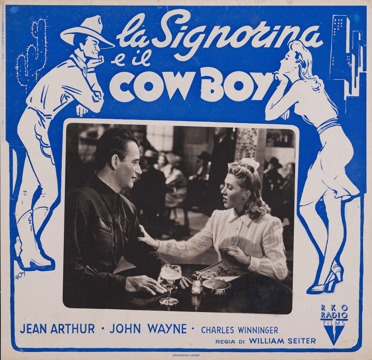 Fotobusta 2 per il film La signorina e il cow-boy (1943)