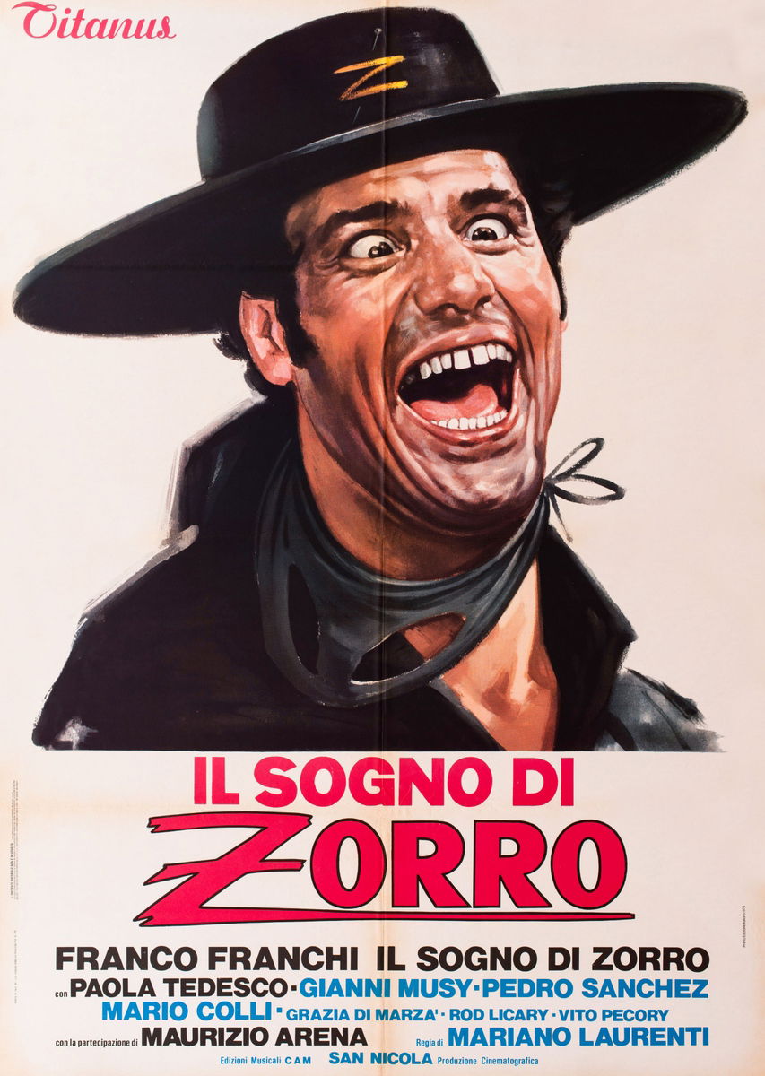 Il sogno di Zorro - Manifesto 1
