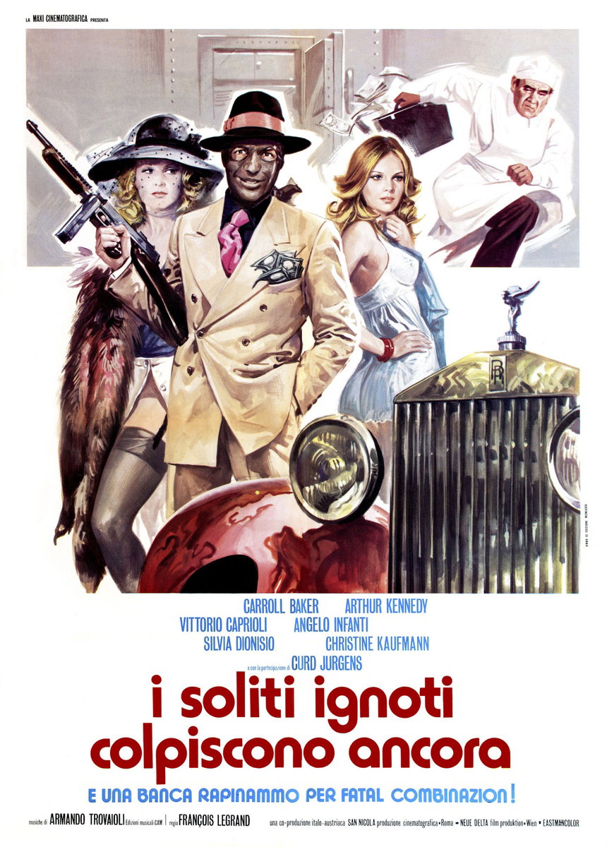 Manifesto 2 per il film I soliti ignoti colpiscono ancora - E una banca rapinammo per fatal combinazion! (1976)