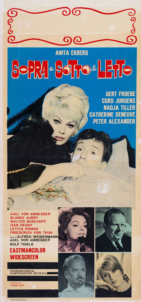 Sopra e sotto il letto - Locandina 1