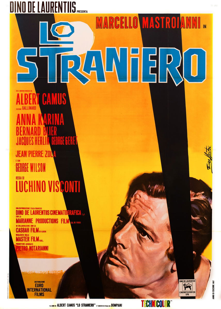 Lo straniero - Manifesto 1