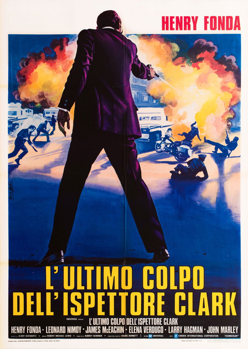 L'ultimo colpo dell'ispettore Clark - Manifesto 1