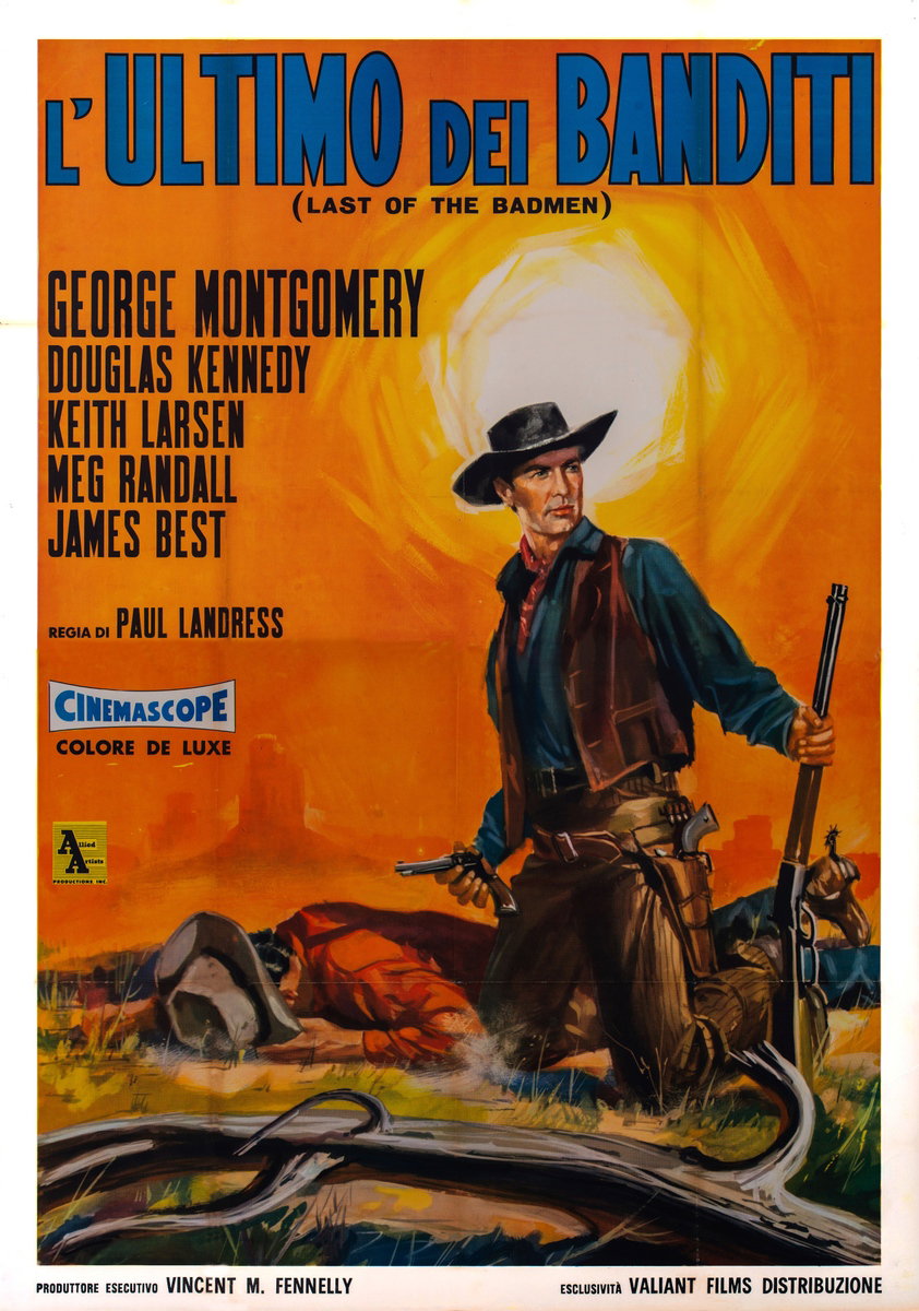 Poster 2 for the film Last of the Badmen (1957)