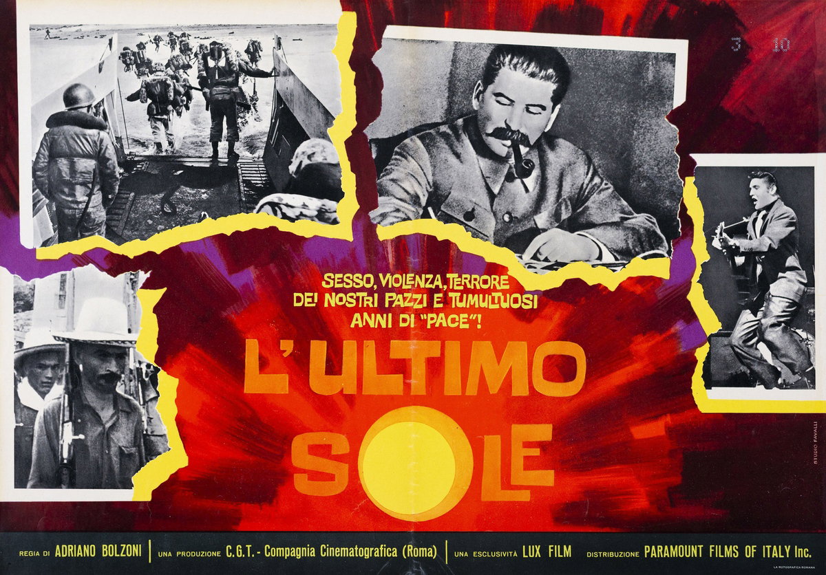 Fotobusta 2 per il film L'ultimo sole (1969), dipinto da Studio Favalli