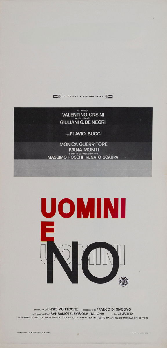 Uomini e no - Locandina 1