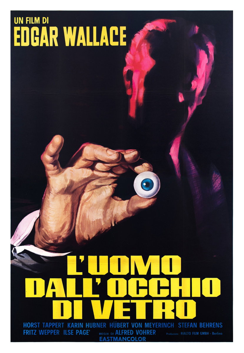 L'uomo dall'occhio di vetro - Manifesto 2
