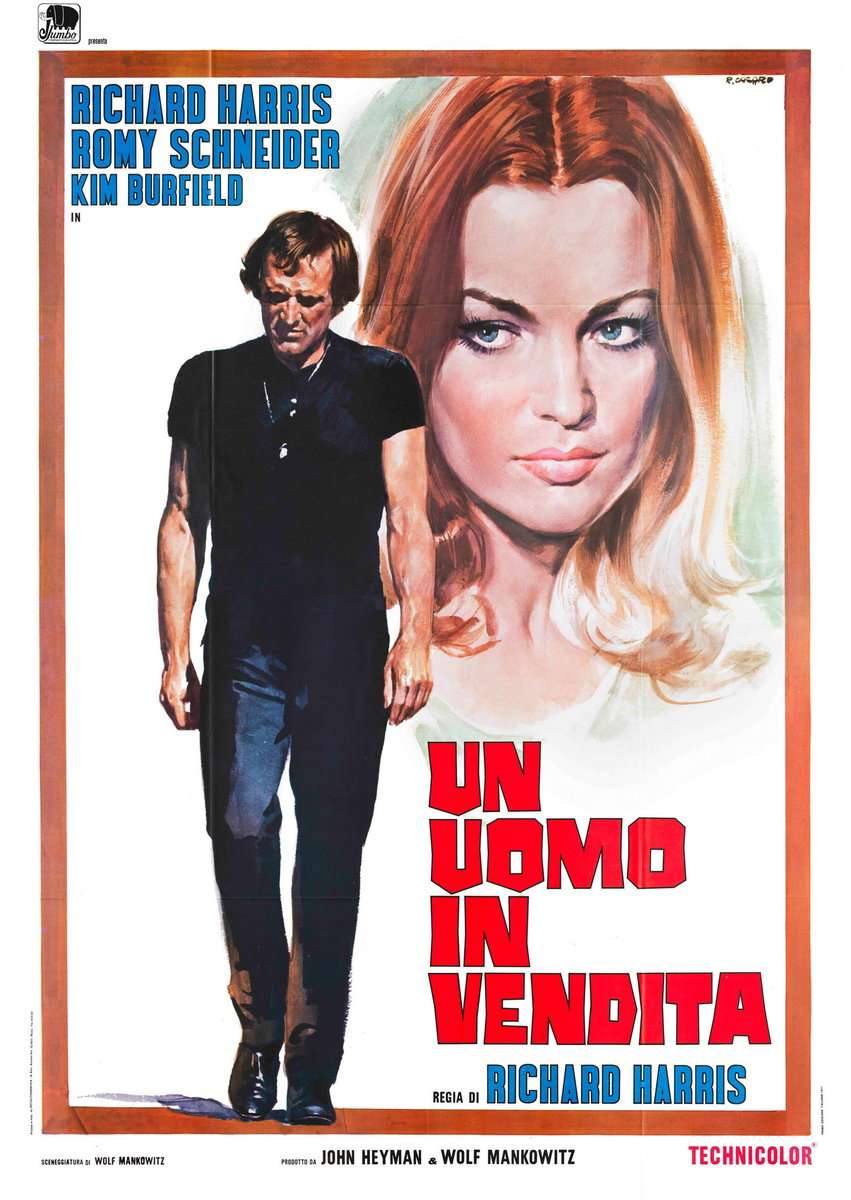 Poster 2 for the film Bloomfield (1970), painted by Renato Casaro (Renè)