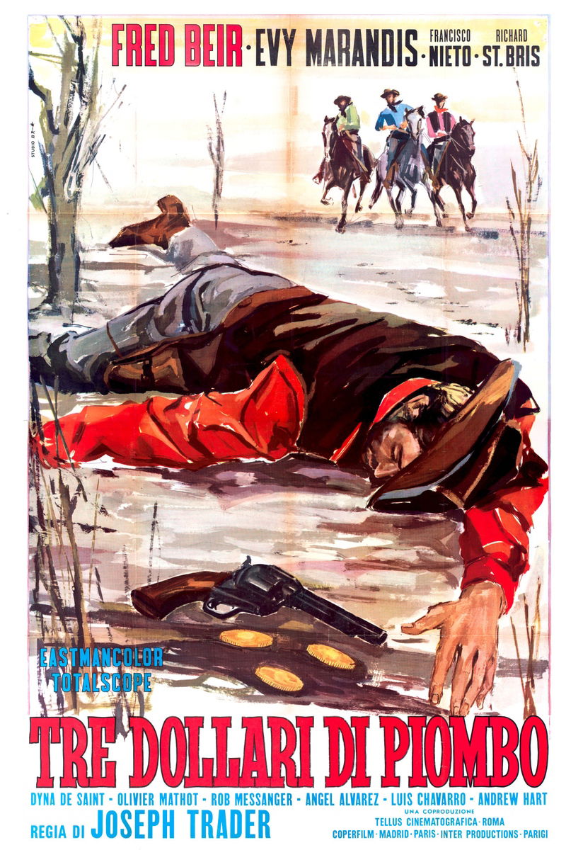 Tre dollari di piombo - Manifesto 1