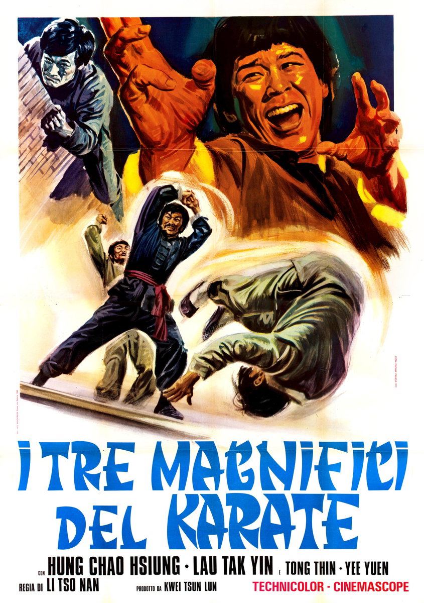 Manifesto 2 per il film I tre magnifici del karatè (1973)