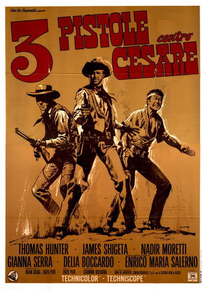 3 pistole contro Cesare
